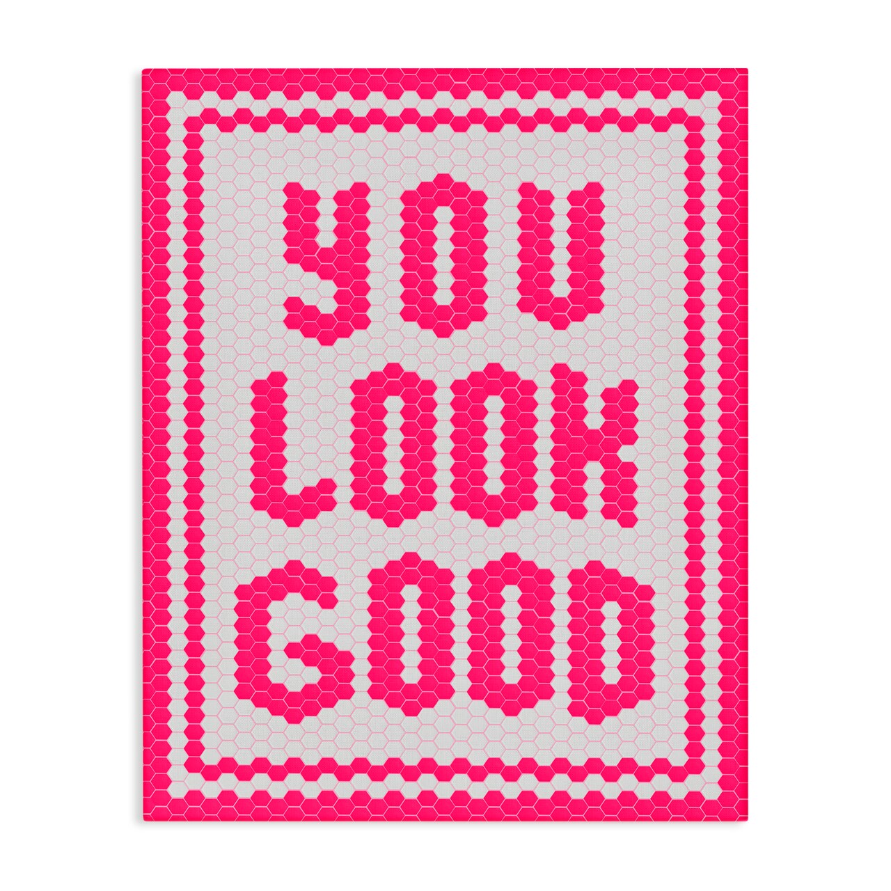 Stupell Industries You Look Good Magenta Mosaic Canvas Wall Art, design by Lettered and Lined